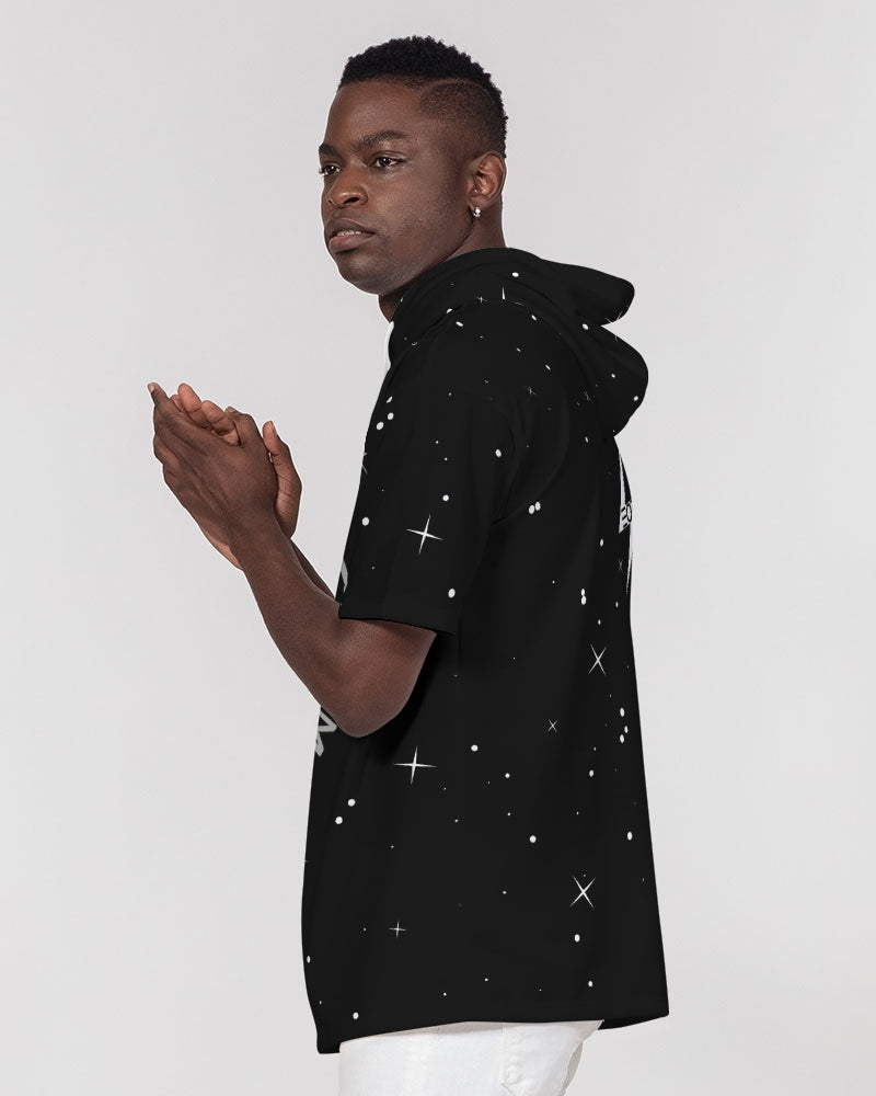 COSMIC THUNDER - Men's Premium Short Sleeve Hoodie