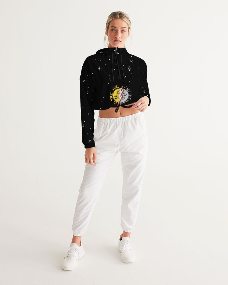 COSMIC THUNDER - Women's Cropped Windbreaker