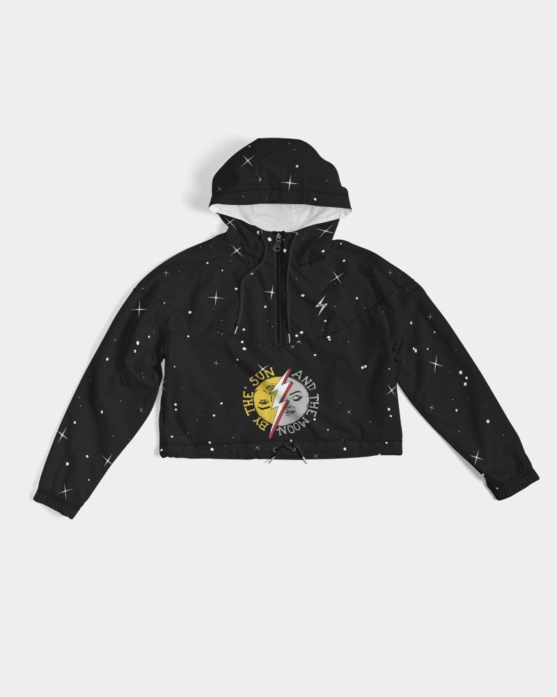 COSMIC THUNDER - Women's Cropped Windbreaker