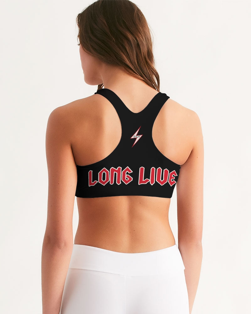 LONG LIVE THE THUNDER - Women's Seamless Sports Bra