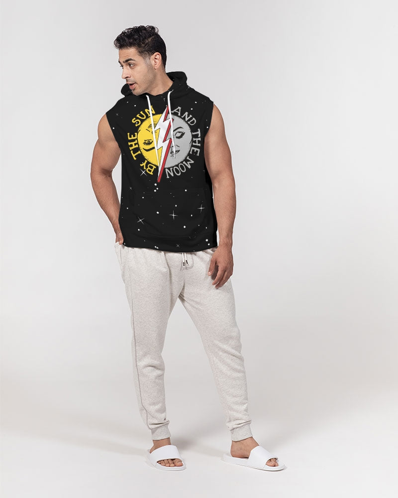 COSMIC THUNDER - Men's Premium Sleeveless Hoodie