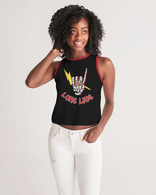 LONG LIVE THE THUNDER - Women's Cropped Tank