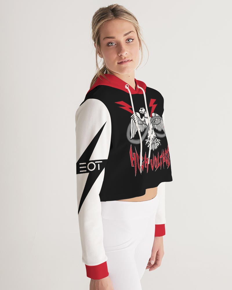 THUNDERBIRD - Women's Cropped Hoodie