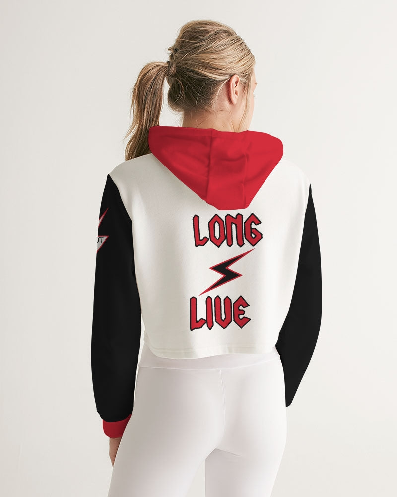 LONG LIVE THE THUNDER - Women's Cropped Hoodie