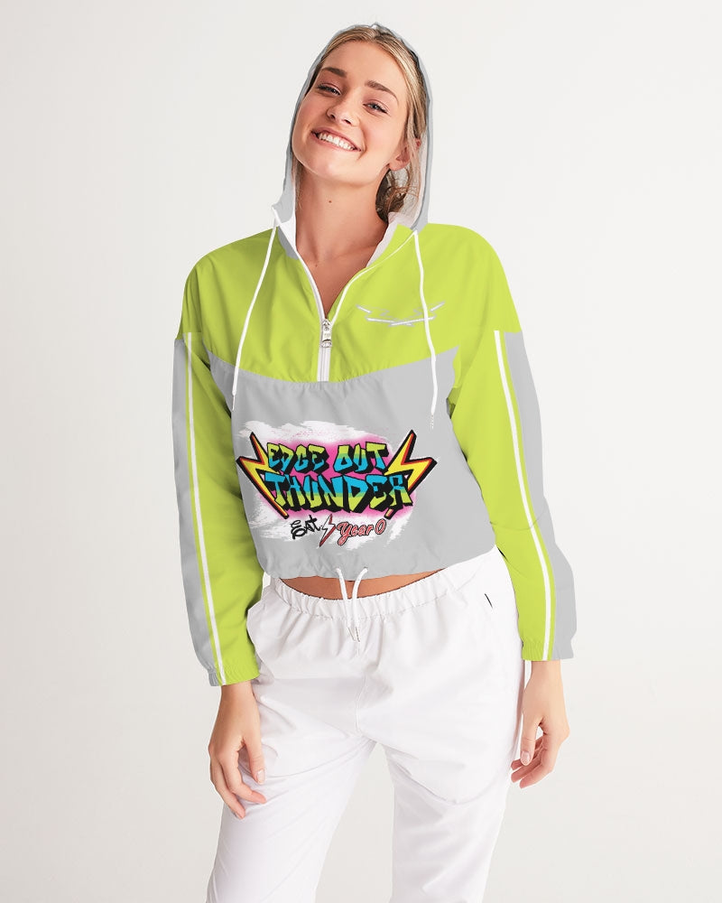 FRESH THUNDER - Women's Cropped Windbreaker