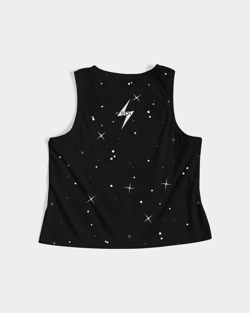 COSMIC THUNDER - Women's Cropped Tank