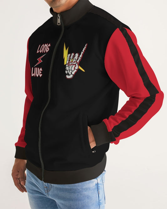 LONG LIVE THE THUNDER - Men's Stripe-Sleeve Track Jacket