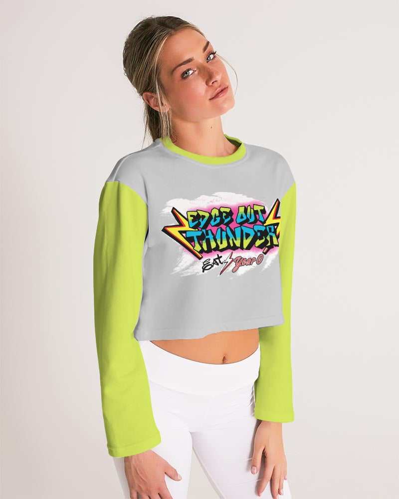 FRESH THUNDER - Women's Cropped Sweatshirt