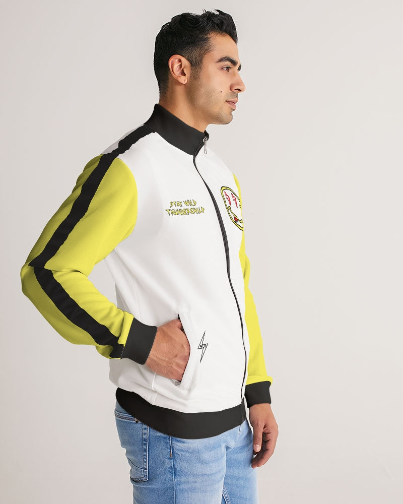 THUNDERCHILD - Men's Stripe-Sleeve Track Jacket