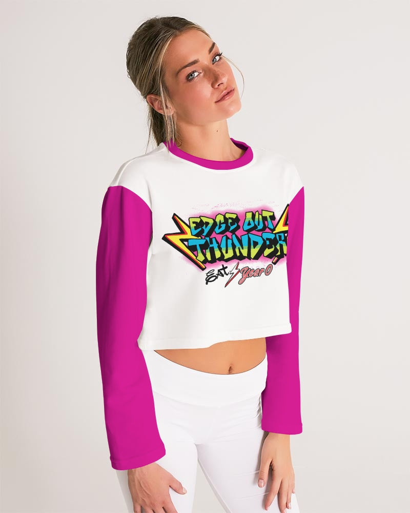 FRESH THUNDER - Women's Cropped Sweatshirt