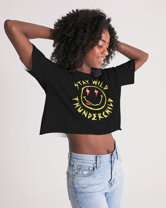 THUNDERCHILD - Women's Premium Cropped Tee