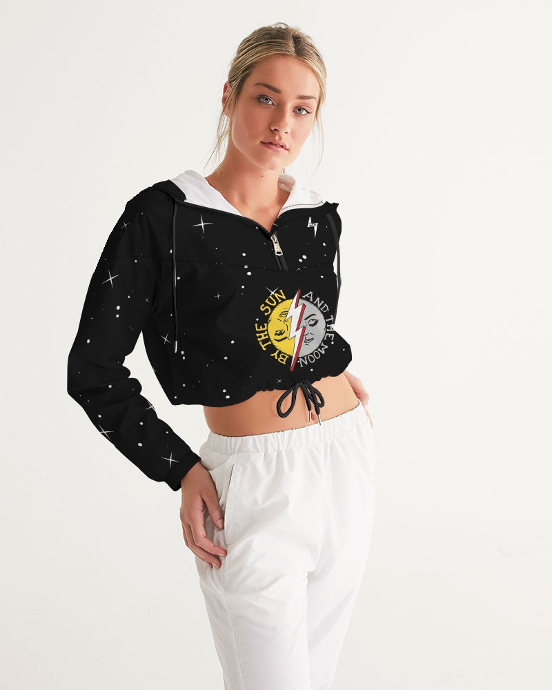 COSMIC THUNDER - Women's Cropped Windbreaker