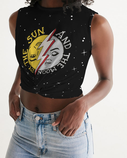 COSMIC THUNDER - Women's Twist-Front Tank