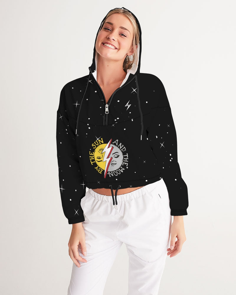 COSMIC THUNDER - Women's Cropped Windbreaker