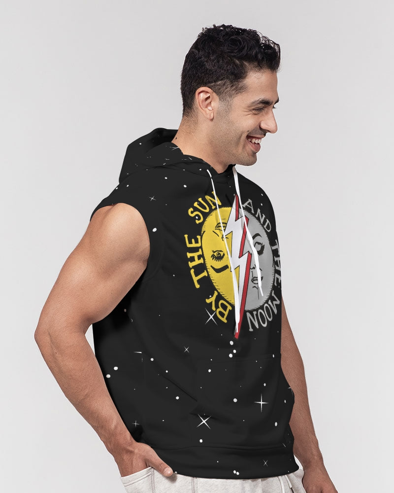 COSMIC THUNDER - Men's Premium Sleeveless Hoodie