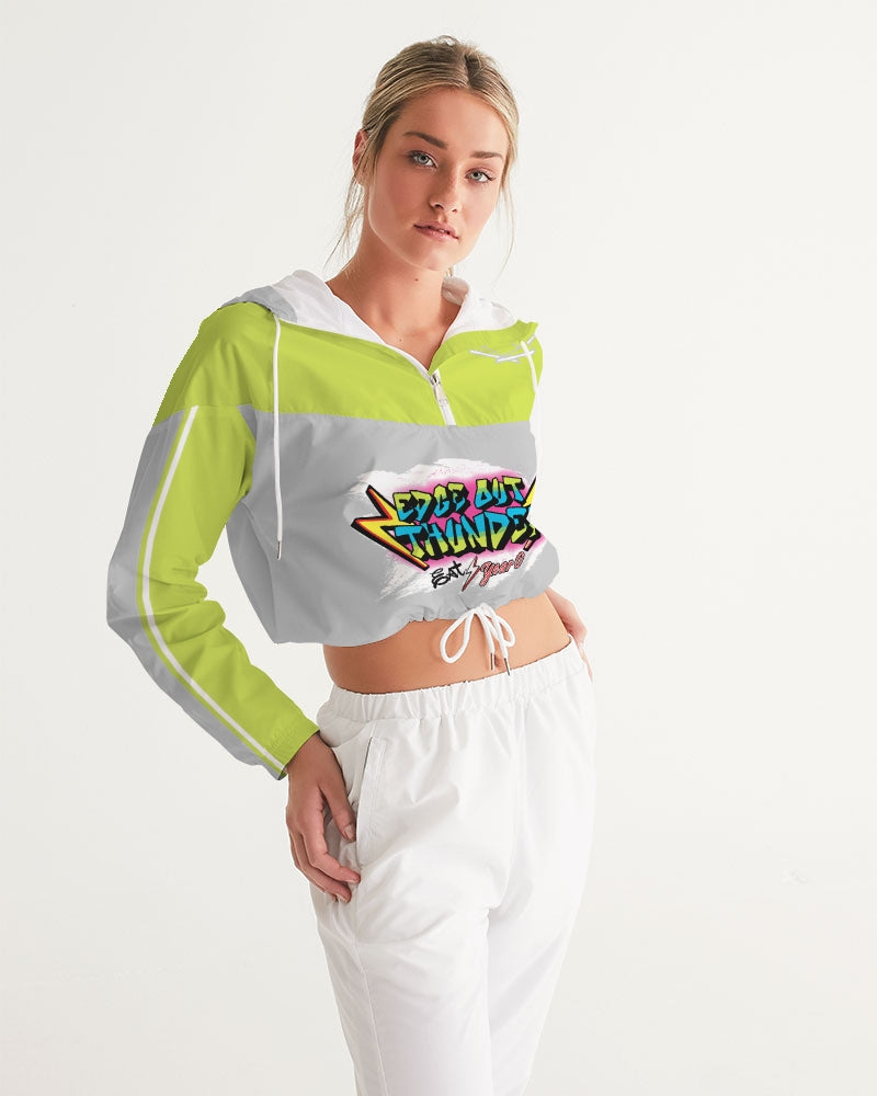 FRESH THUNDER - Women's Cropped Windbreaker