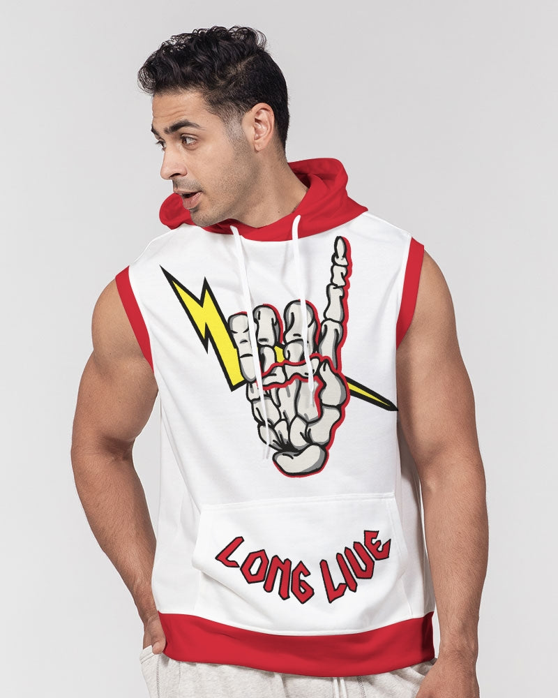 LONG LIVE THE THUNDER - Men's Premium Sleeveless Hoodie