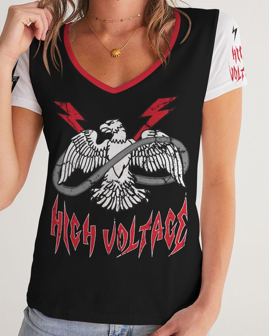 THUNDERBIRD - Women's V-Neck Tee