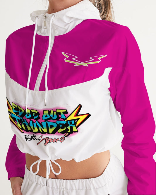 FRESH THUNDER - Women's Cropped Windbreaker