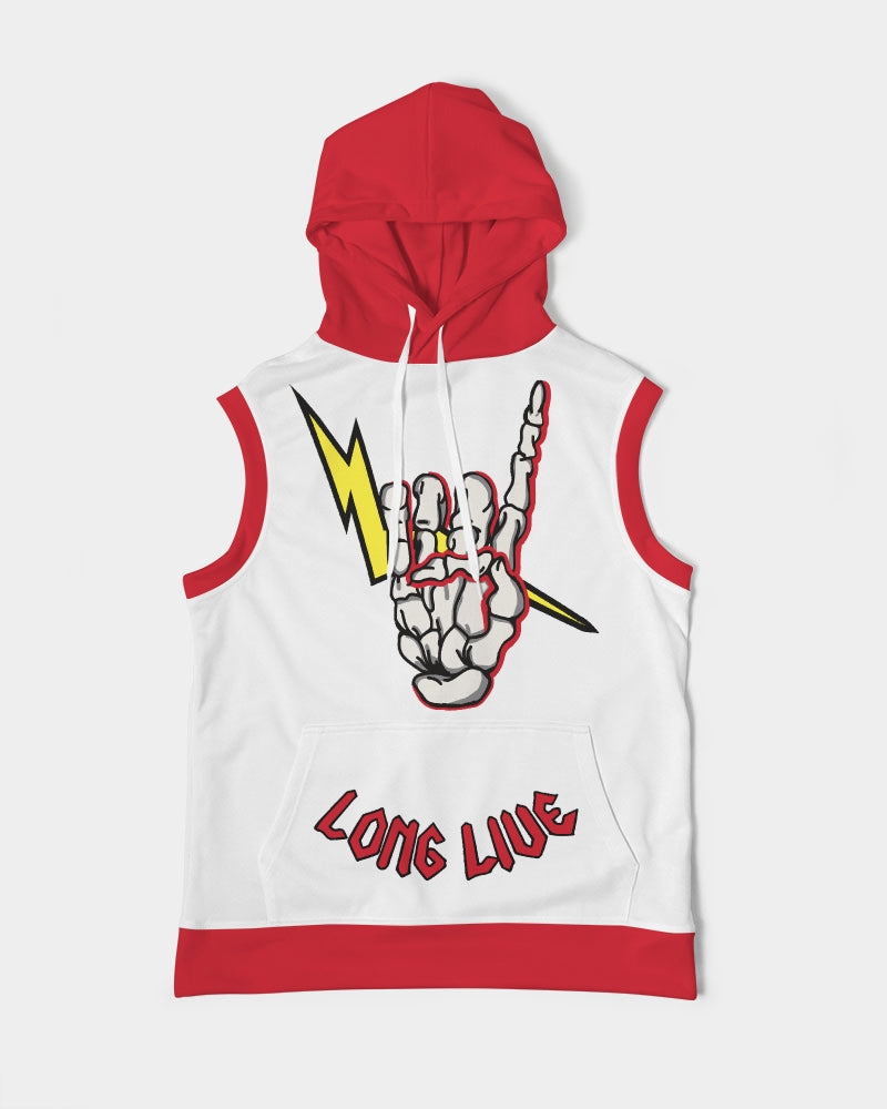 LONG LIVE THE THUNDER - Men's Premium Sleeveless Hoodie