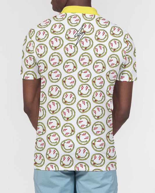 THUNDERCHILD - Men's Slim Fit Short Sleeve Polo