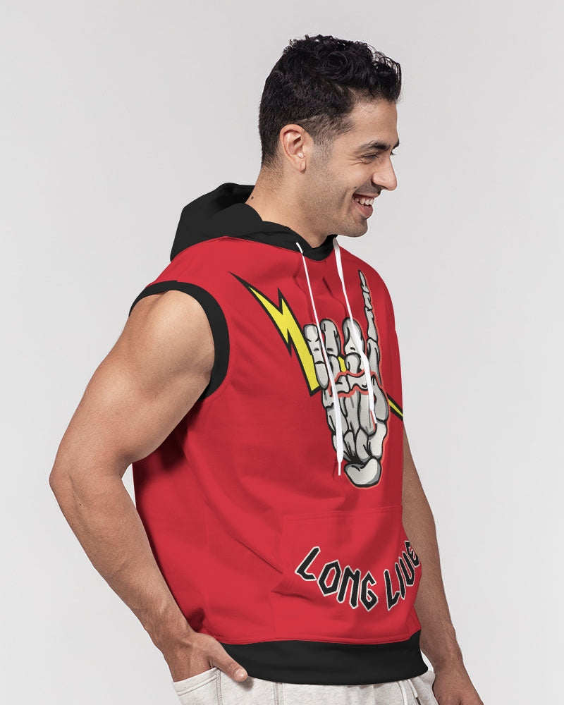 LONG LIVE THE THUNDER - Men's Premium Sleeveless Hoodie