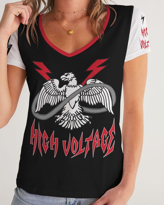 THUNDERBIRD - Women's V-Neck Tee