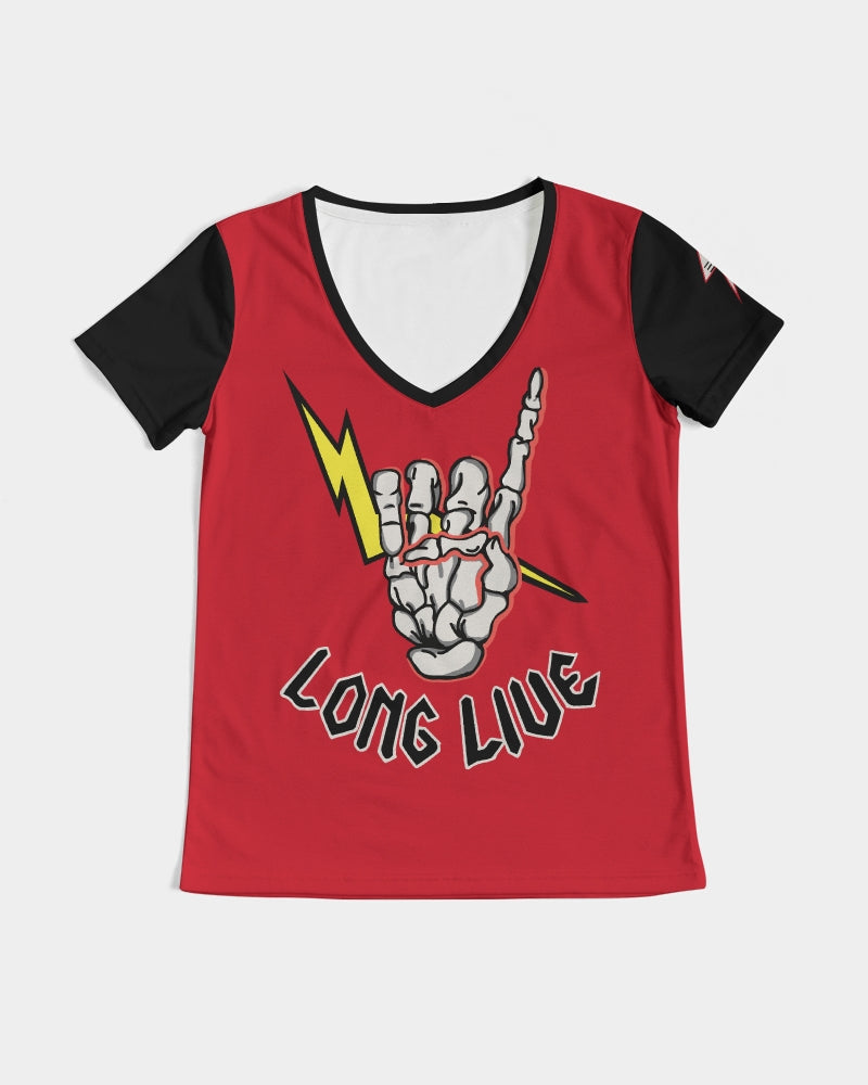 LONG LIVE THE THUNDER - Women's V-Neck Tee