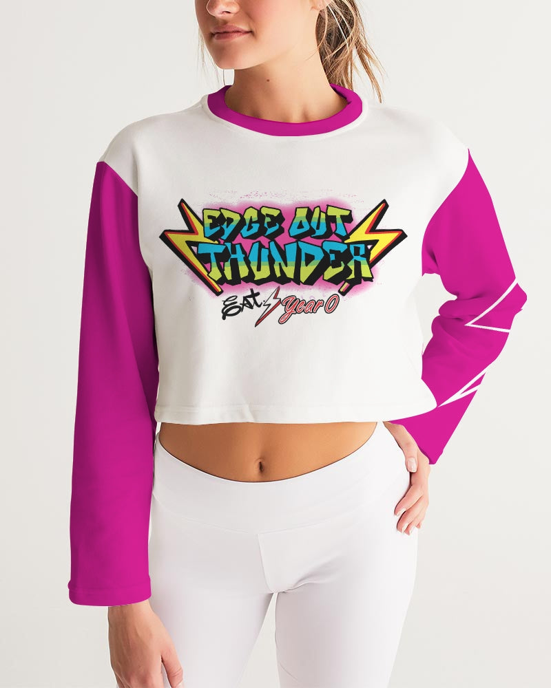 FRESH THUNDER - Women's Cropped Sweatshirt