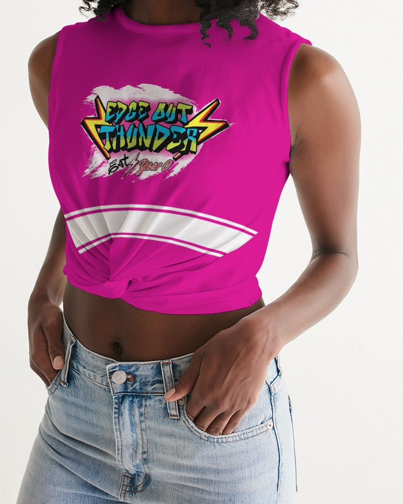 FRESH THUNDER - Women's Twist-Front Tank