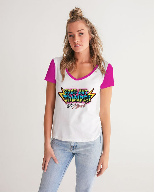 FRESH THUNDER - Women's V-Neck Tee