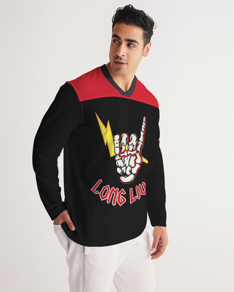 LONG LIVE THE THUNDER - Men's Long Sleeve Sports Jersey