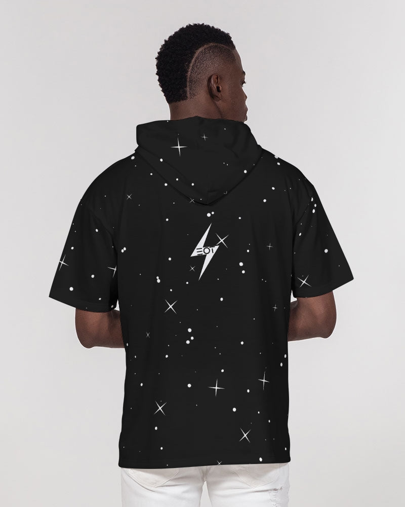 COSMIC THUNDER - Men's Premium Short Sleeve Hoodie