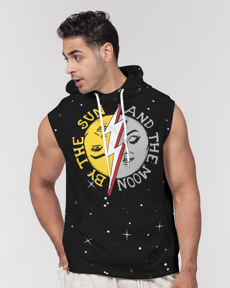 COSMIC THUNDER - Men's Premium Sleeveless Hoodie