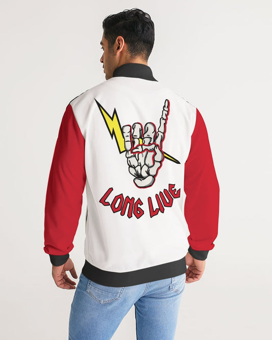 LONG LIVE THE THUNDER - Men's Stripe-Sleeve Track Jacket