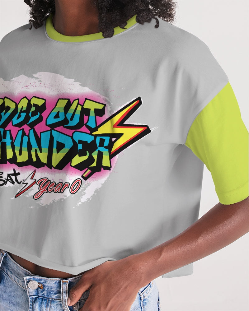 FRESH THUNDER - Women's Premium Cropped Tee