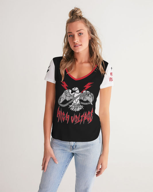 THUNDERBIRD - Women's V-Neck Tee