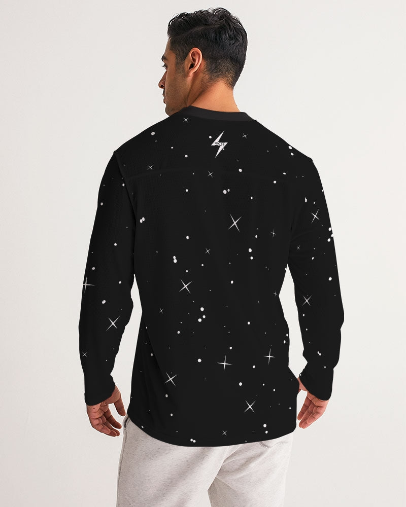 COSMIC THUNDER - Men's Long Sleeve Sports Jersey