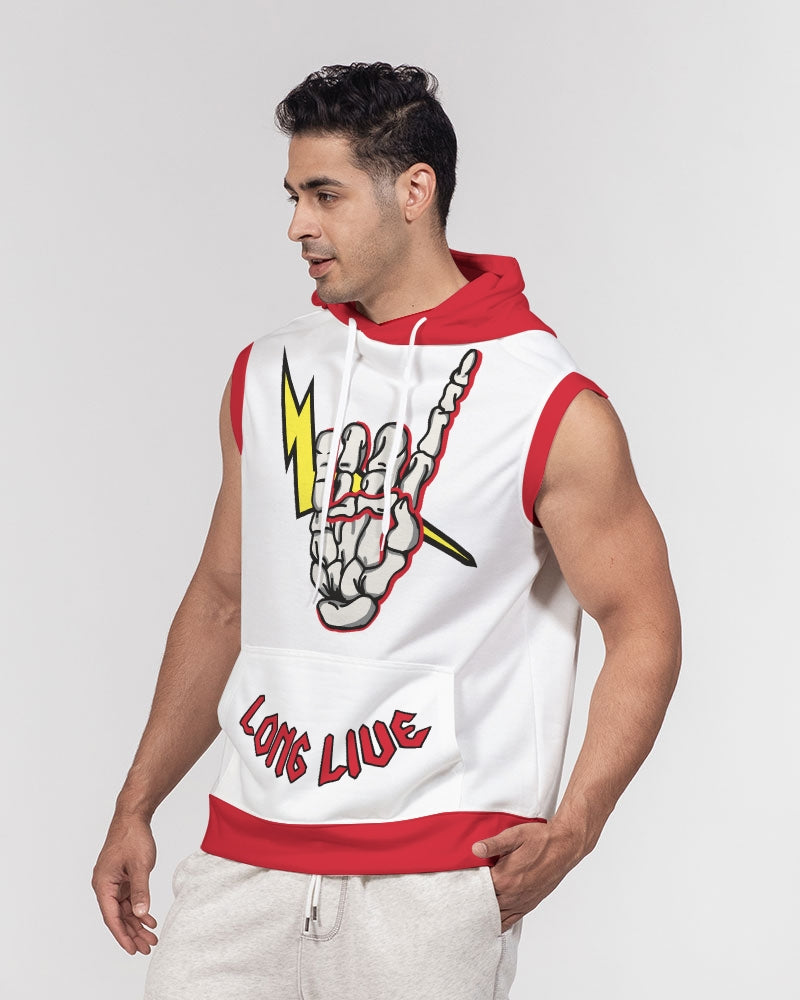 LONG LIVE THE THUNDER - Men's Premium Sleeveless Hoodie