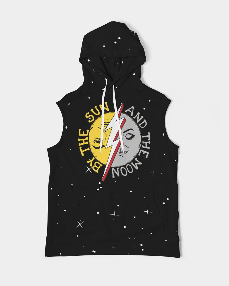 COSMIC THUNDER - Men's Premium Sleeveless Hoodie