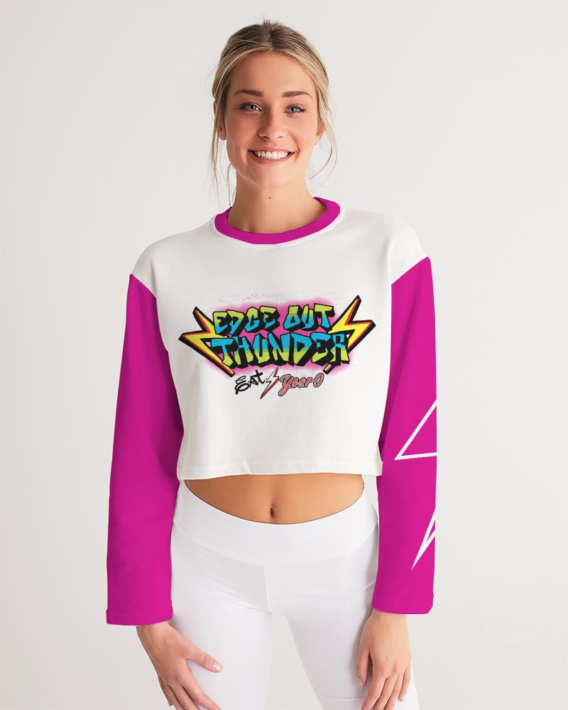 FRESH THUNDER - Women's Cropped Sweatshirt