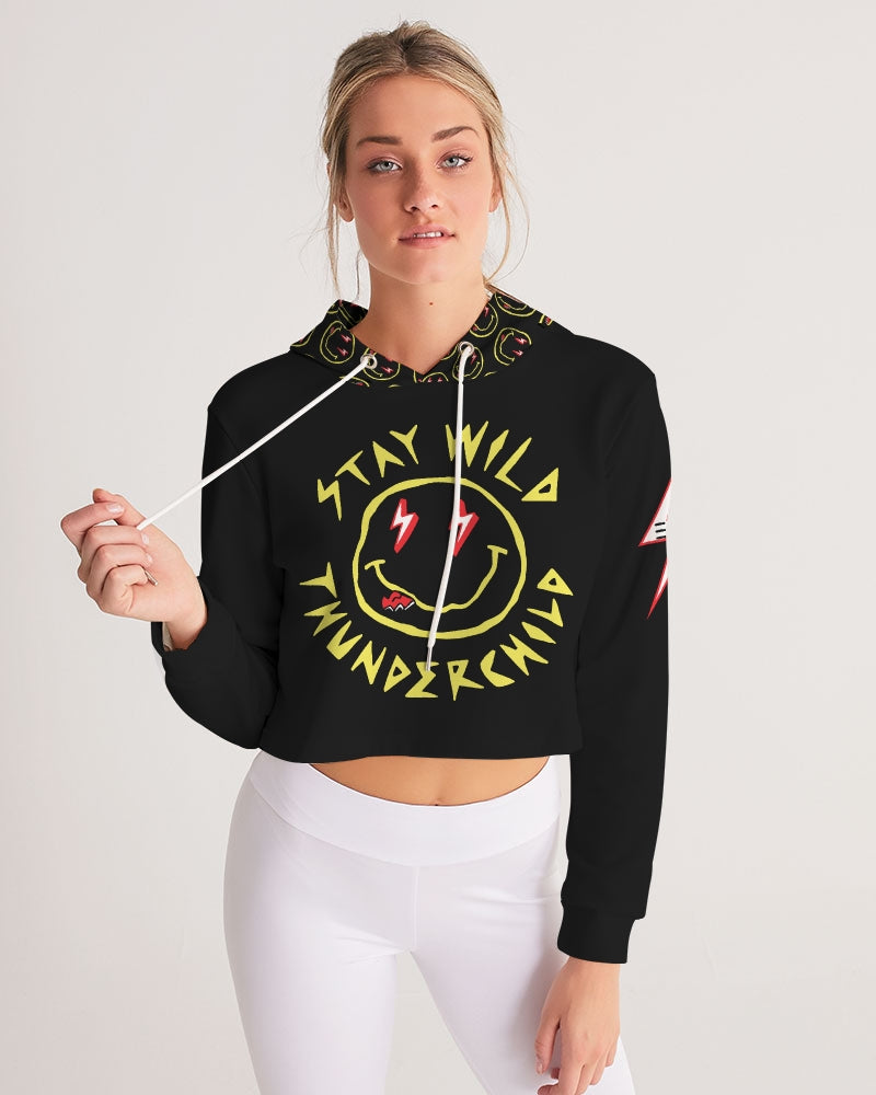 THUNDERCHILD - Women's Cropped Hoodie