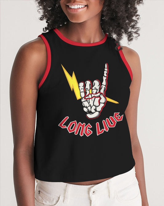 LONG LIVE THE THUNDER - Women's Cropped Tank