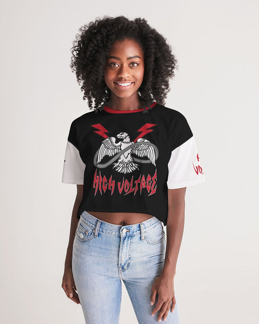 THUNDERBIRD - Women's Premium Cropped Tee