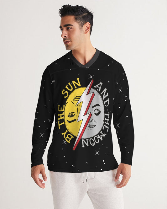 COSMIC THUNDER - Men's Long Sleeve Sports Jersey