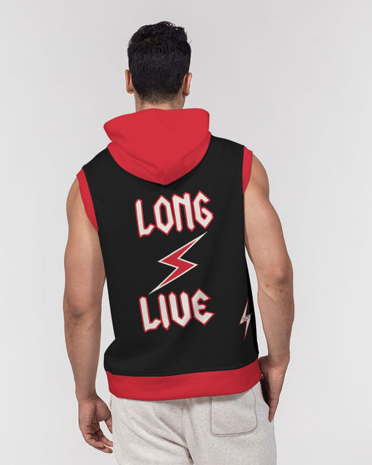 LONG LIVE THE THUNDER - Men's Premium Sleeveless Hoodie