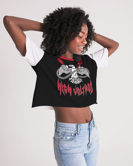 THUNDERBIRD - Women's Premium Cropped Tee