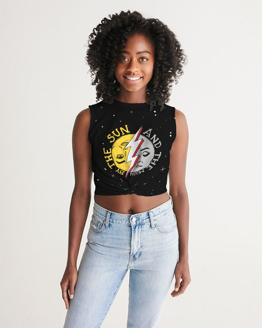 COSMIC THUNDER - Women's Twist-Front Tank