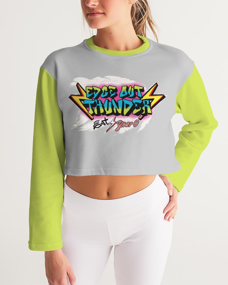 FRESH THUNDER - Women's Cropped Sweatshirt