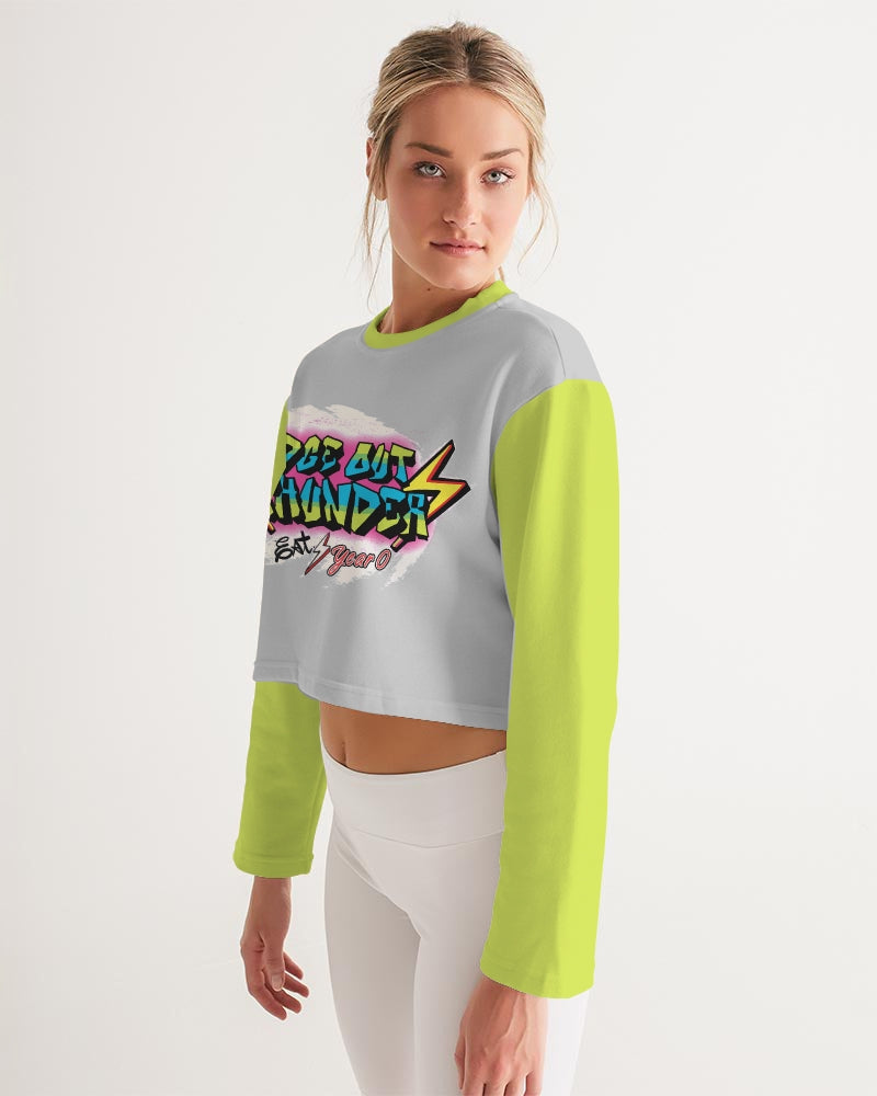 FRESH THUNDER - Women's Cropped Sweatshirt